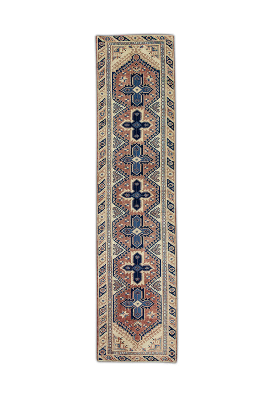 #310 Turkish Vintage Anatolian Rug  2'6" x 10'4"