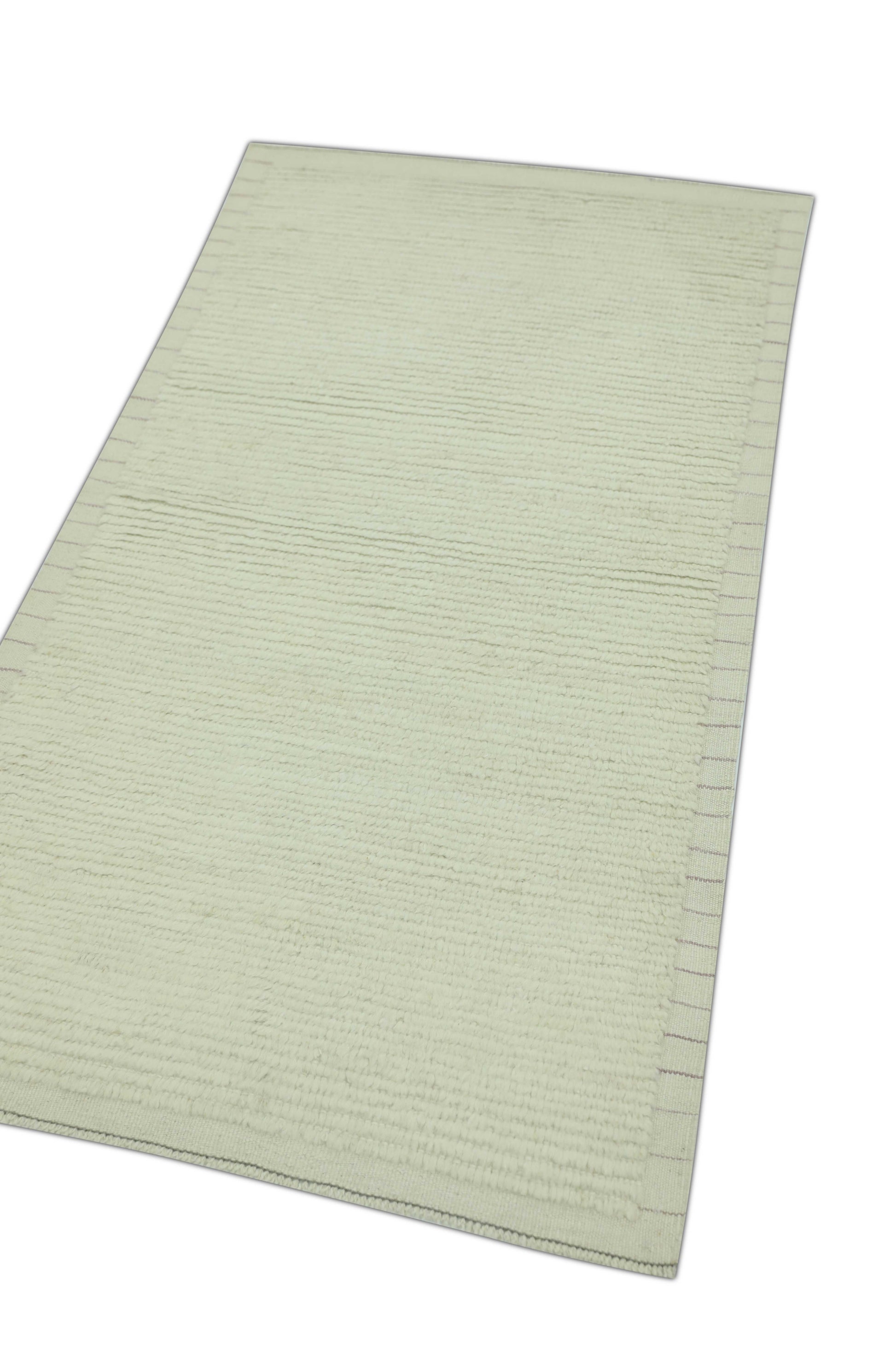 Turkish Tulu Rug Hand Knotted 2'11" x 5' #1089