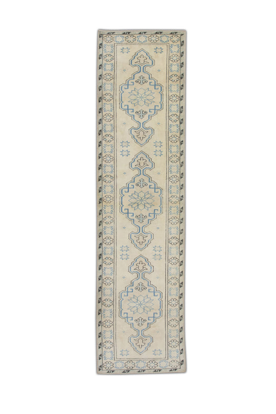 #195 Turkish Vintage Anatolian Rug  2'11" x 11'2"