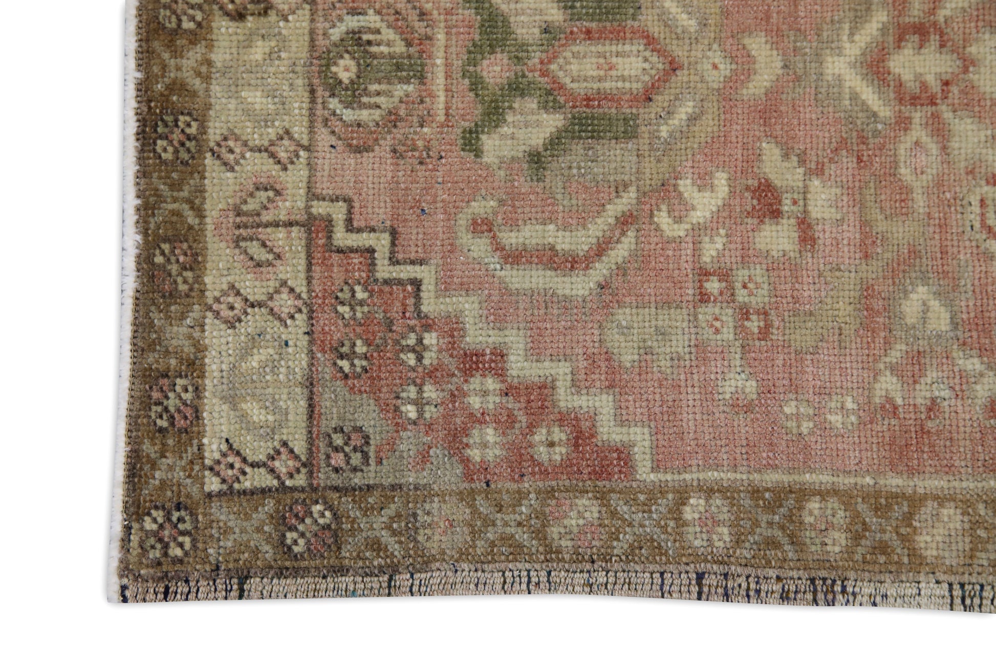 Oriental Hand Knotted Vintage Turkish Mini Rug 1'8" x 3'1" #9111