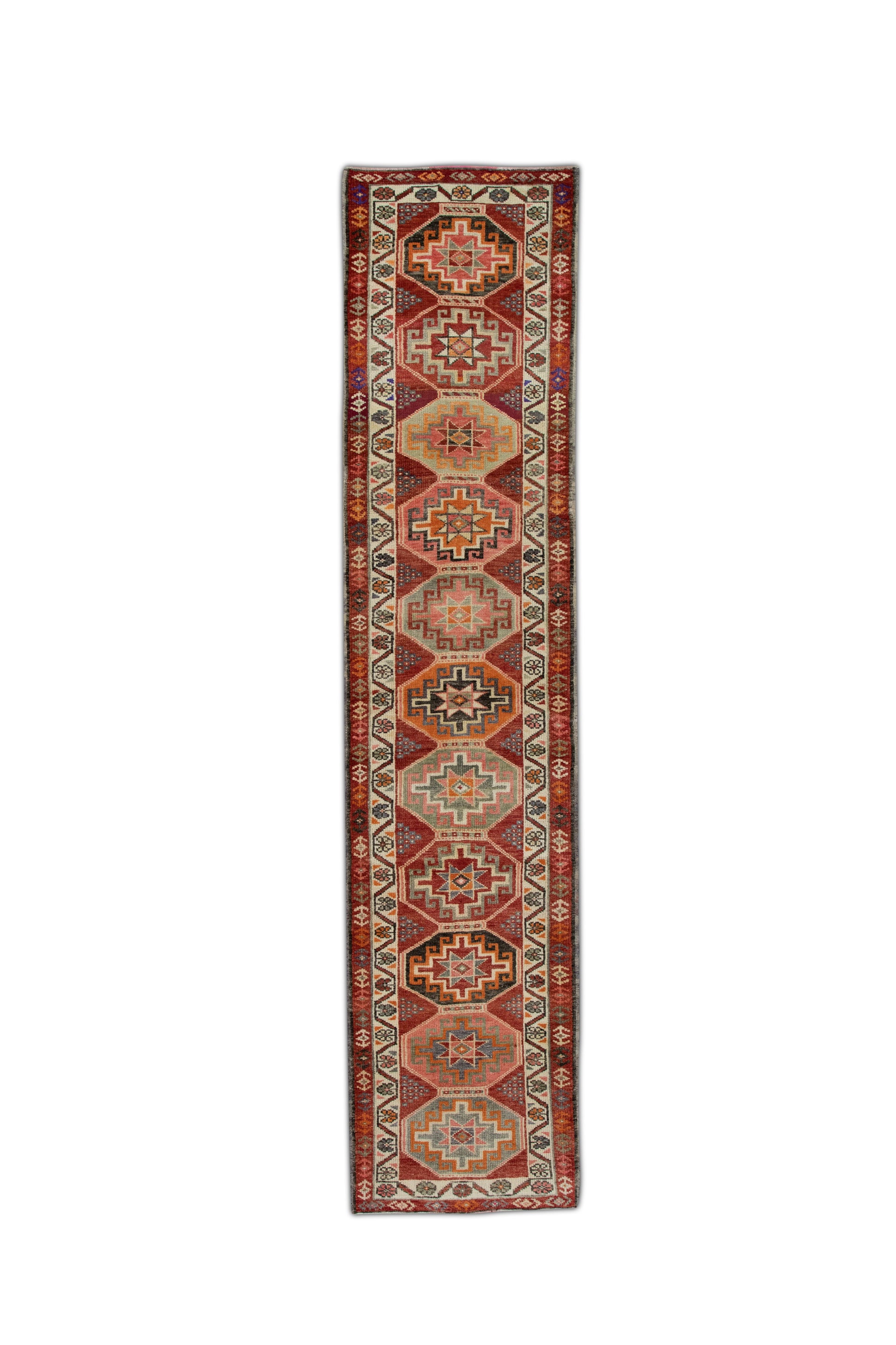 Turkish Vintage Anatolian Rug  2'9" x 12'8" #291