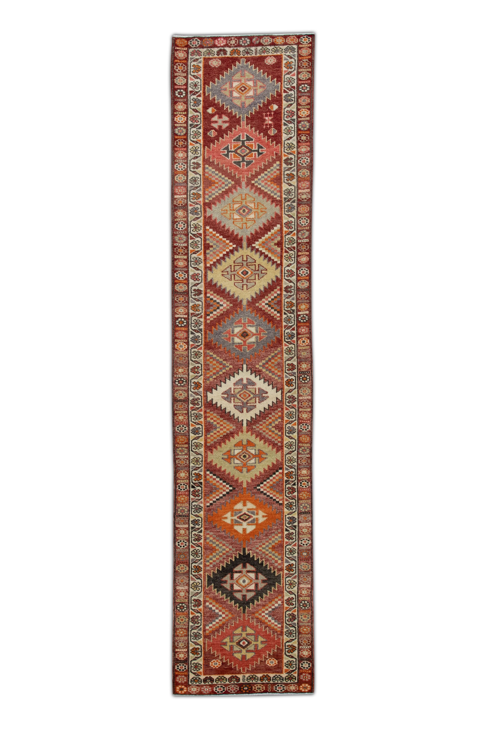 Turkish Vintage Anatolian Rug  2'10" x 12'10" #116