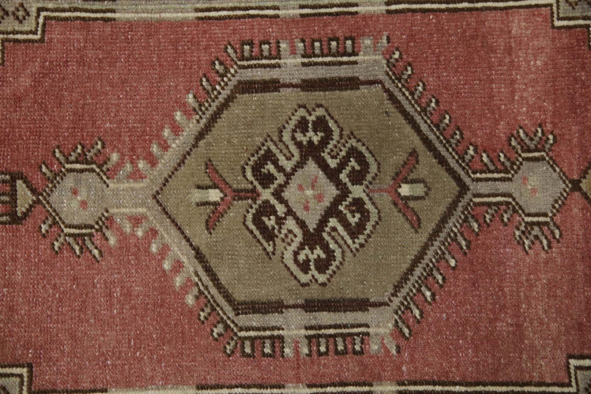 Oriental Hand Knotted Vintage Turkish Mini Rug 1'8" x 3'1" #8518