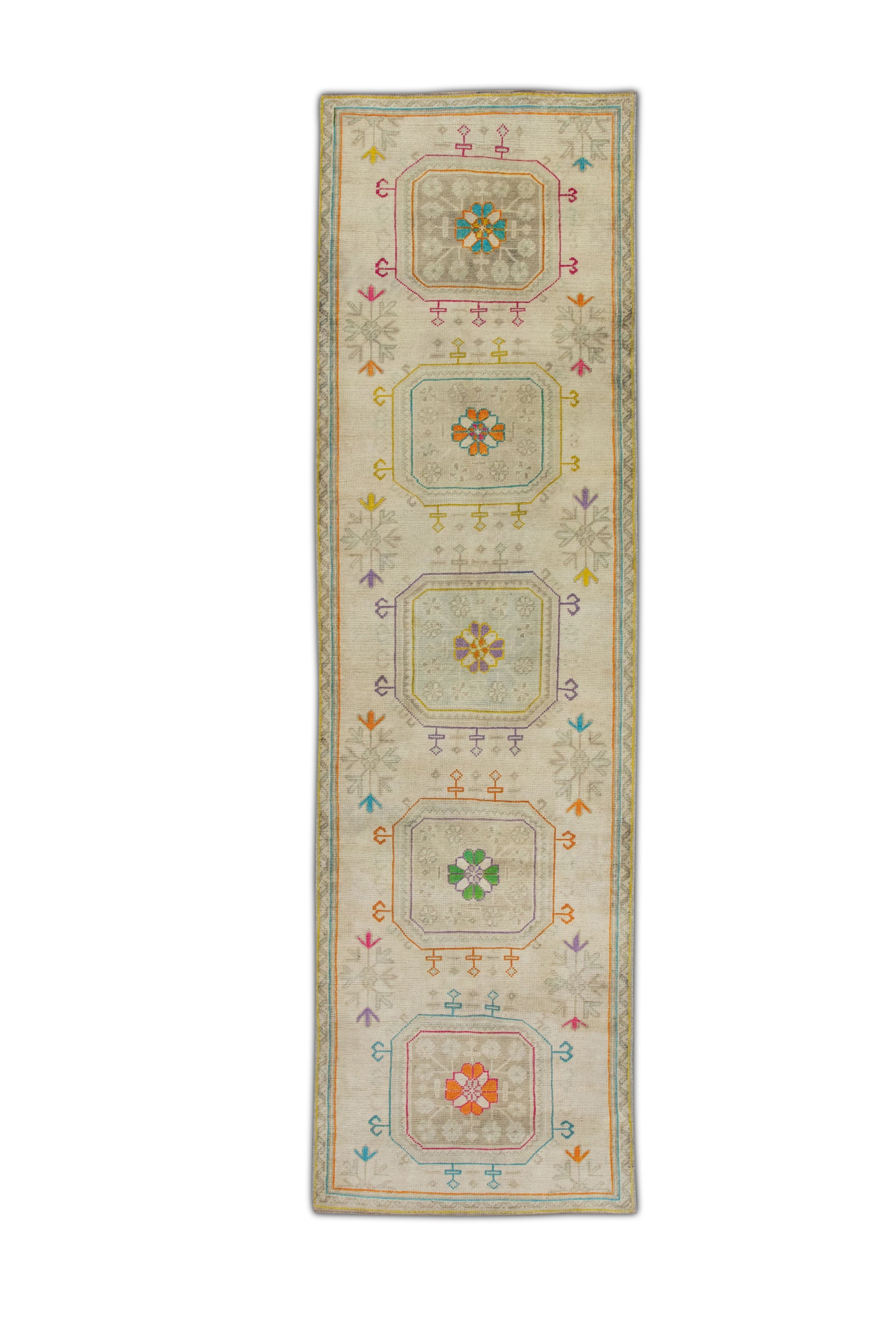 Turkish Vintage Anatolian Rug  3' x 10'7" #219