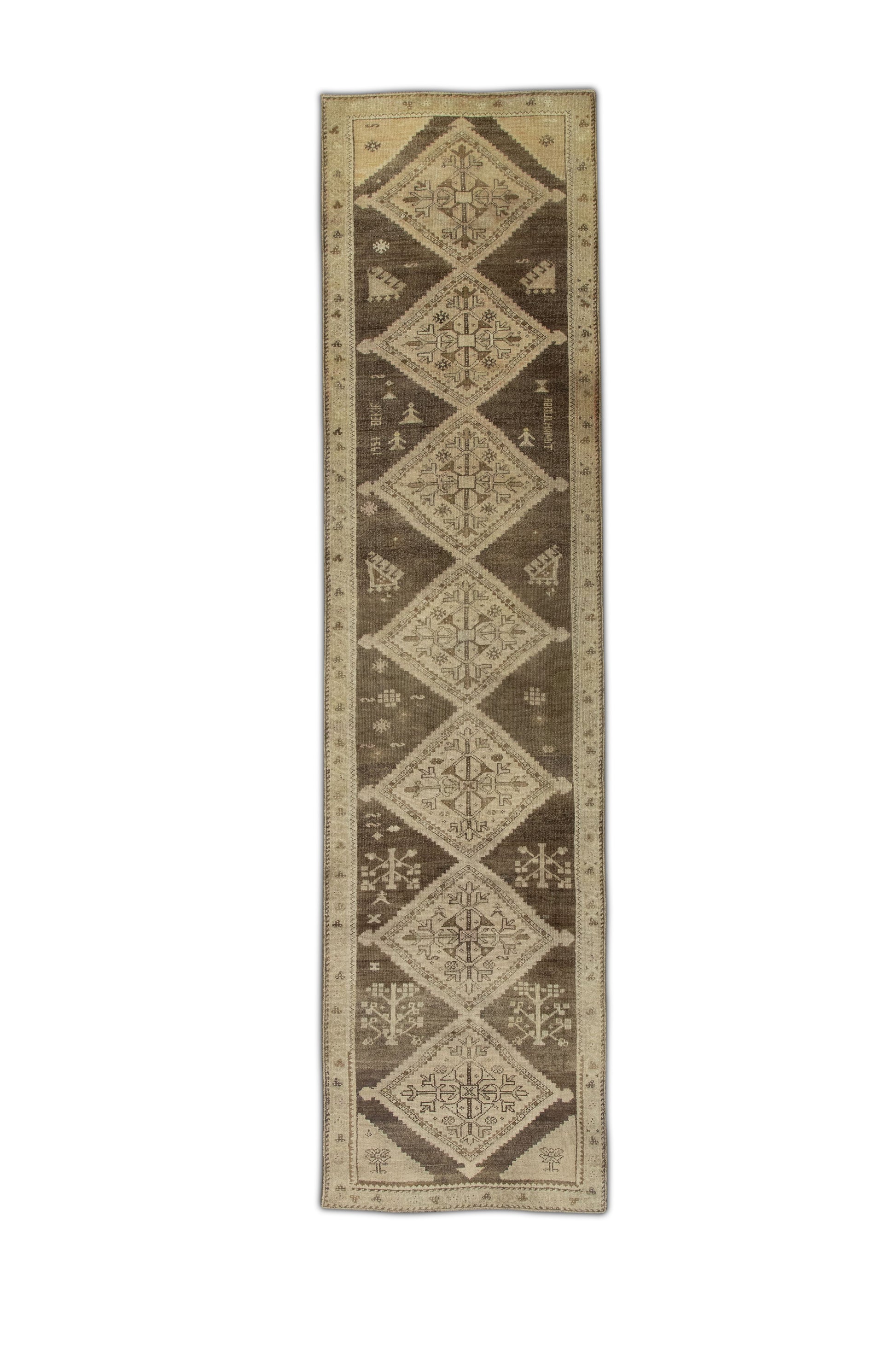 Turkish Vintage Anatolian Rug  2'10" x 11'3" #146