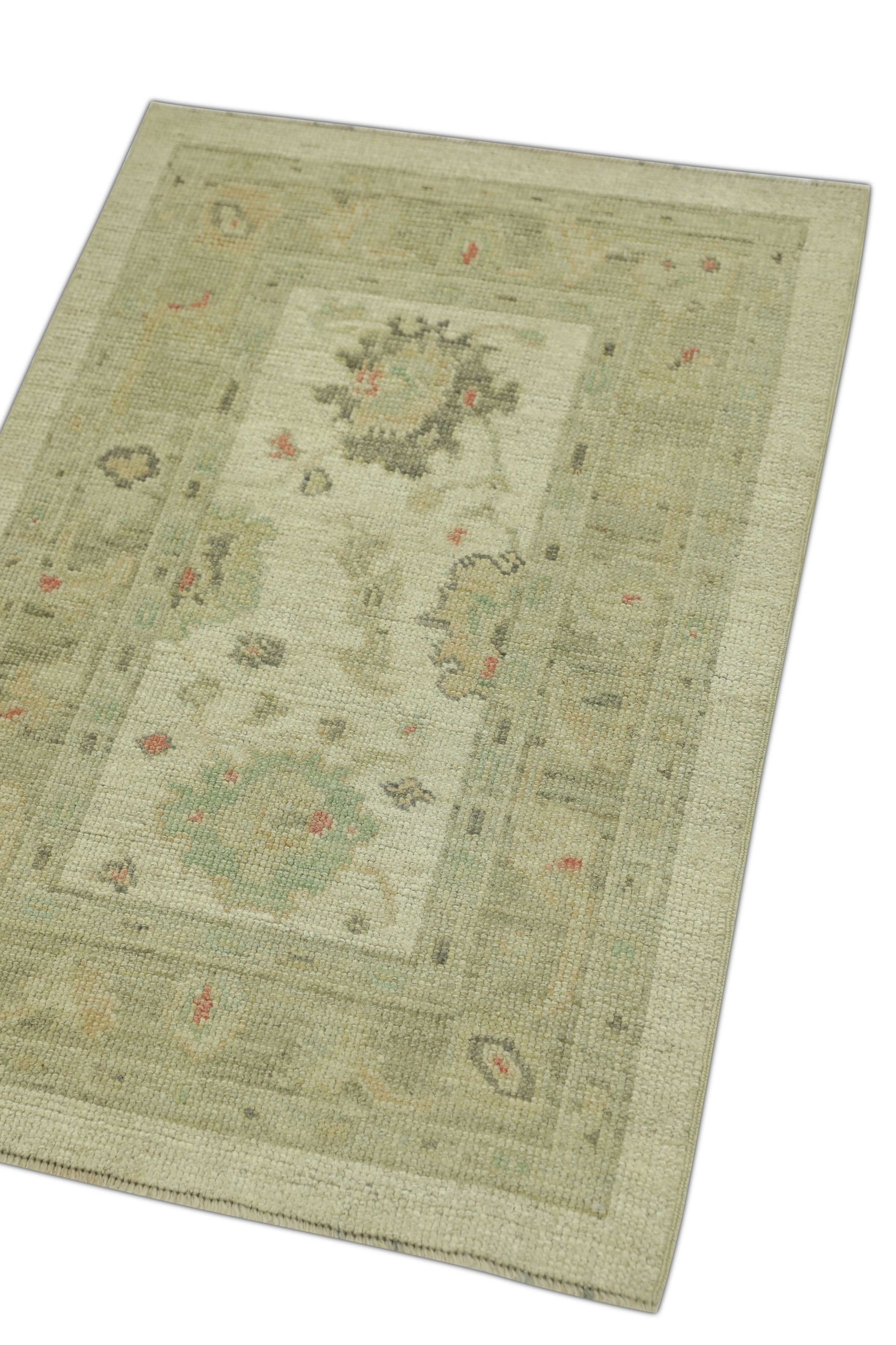 Turkish Oushak Rug 2'5" x 3'7" #1378