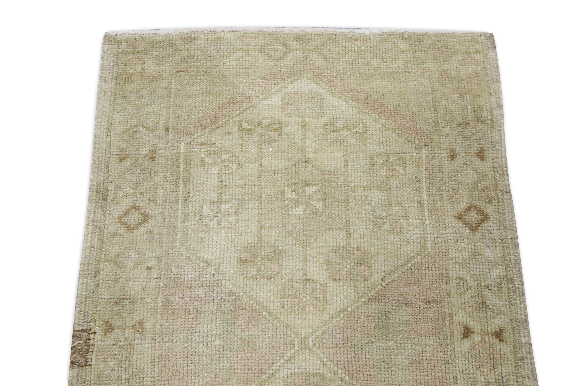 Oriental Hand Knotted Vintage Turkish Mini Rug 1'10" x 3'1" #8424