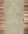 Oriental Hand Knotted Vintage Turkish Mini Rug 1'10" x 3'1" #8424