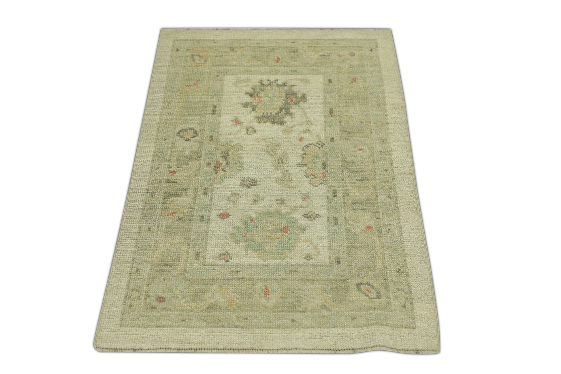 Turkish Oushak Rug 2'5" x 3'7" #1378