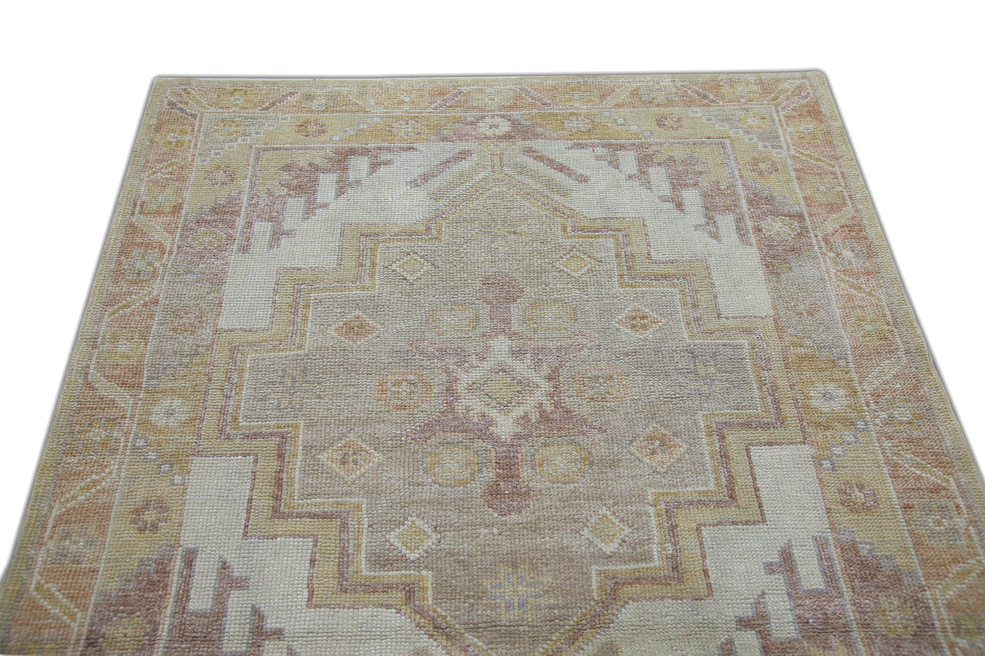 Turkish Oushak Rug 4'3" x 8'4" #5951