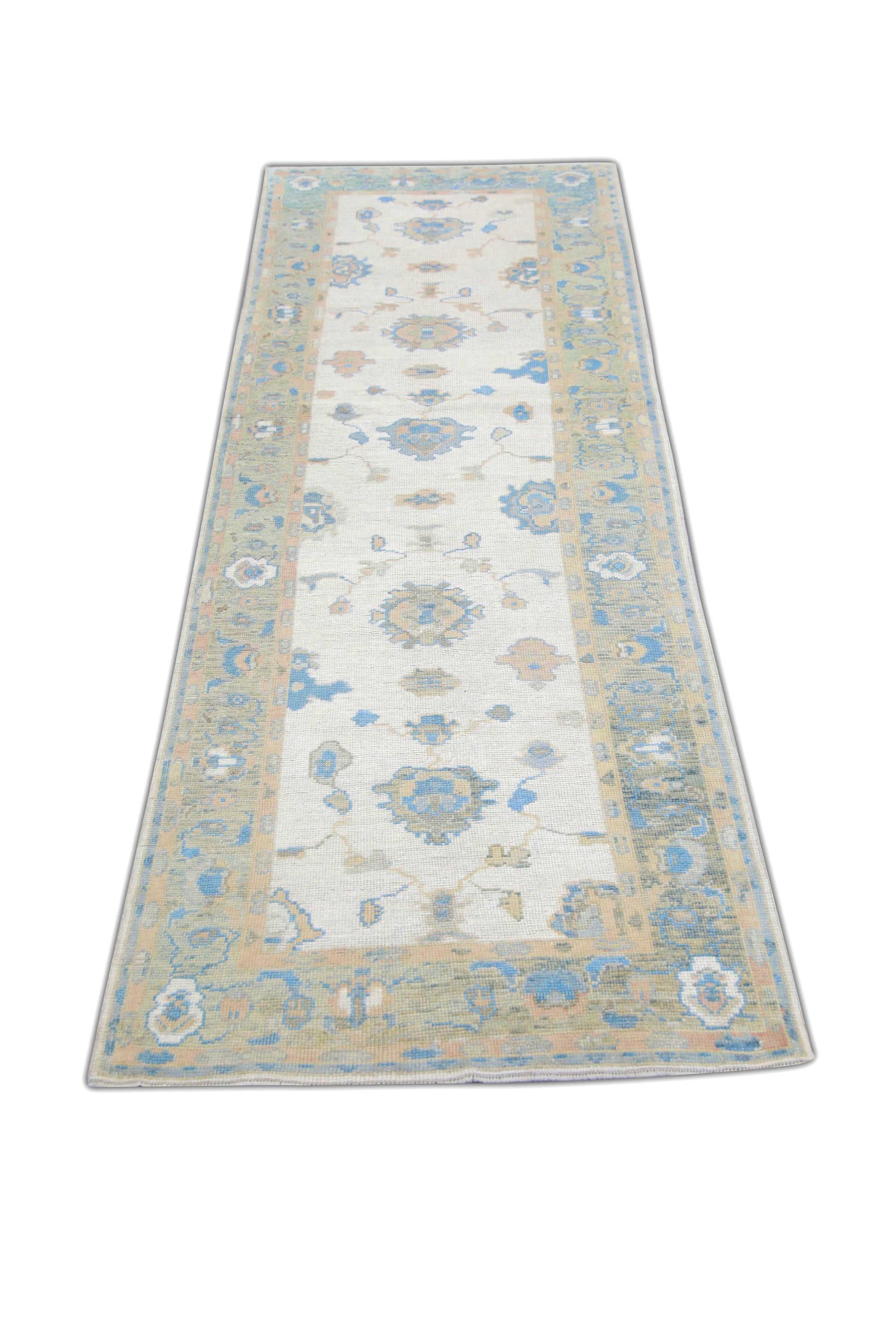 Turkish Oushak Rug 3'9" x 10'9" #5354
