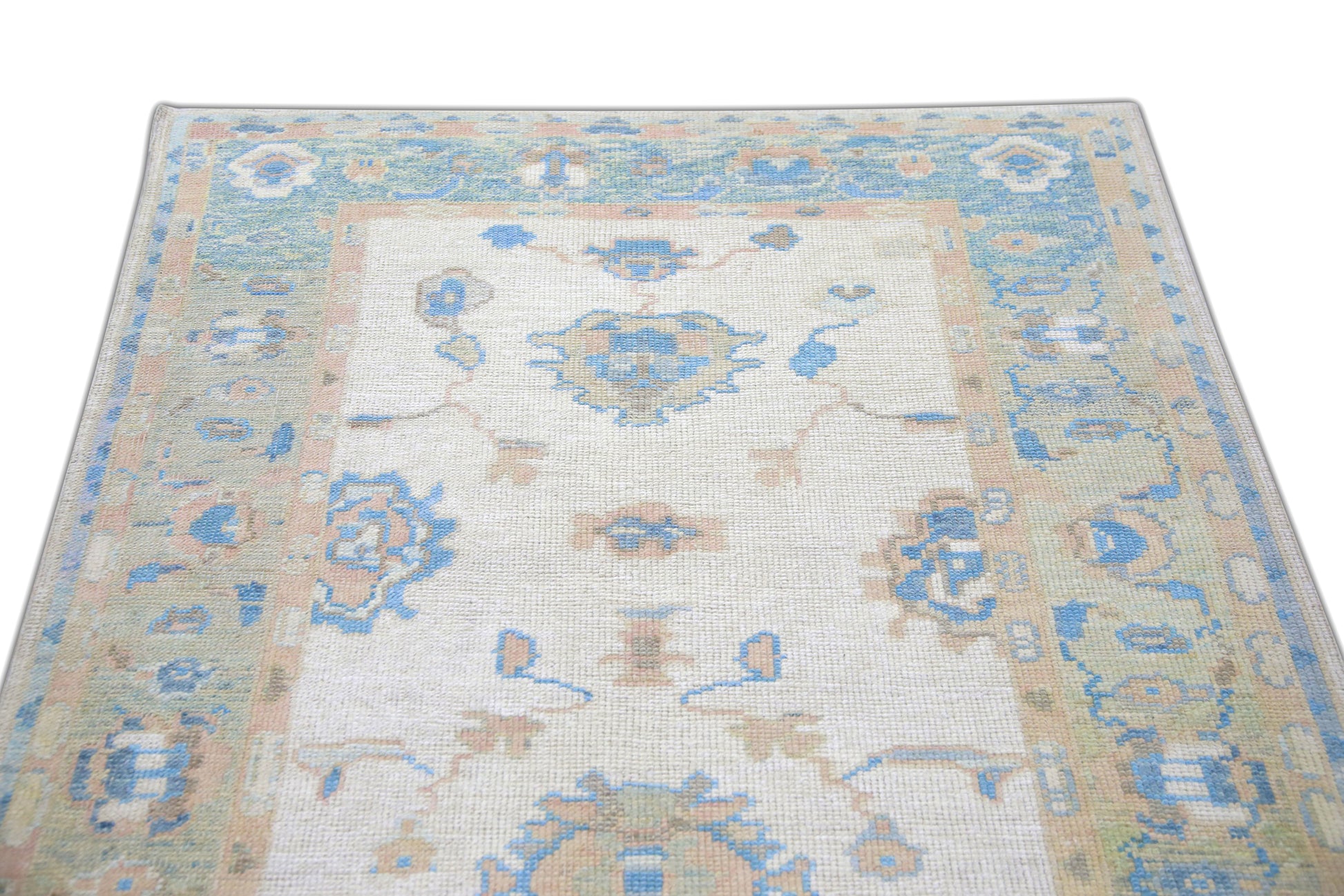 Turkish Oushak Rug 3'9" x 10'9" #5354