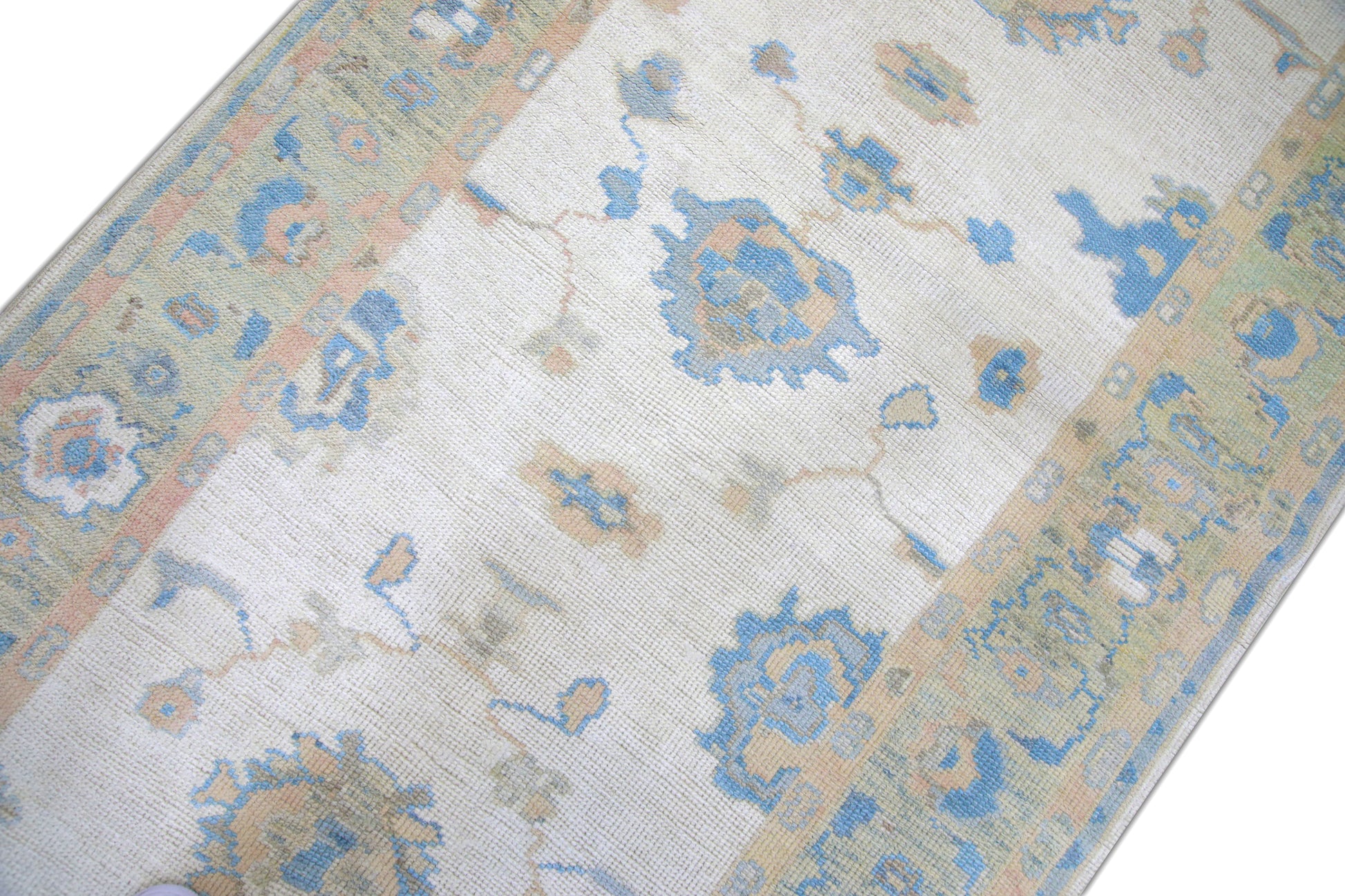 Turkish Oushak Rug 3'9" x 10'9" #5354