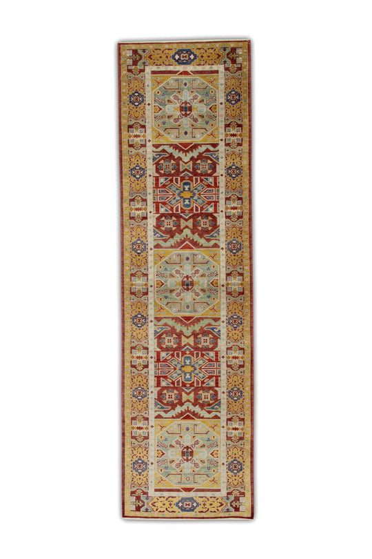 #2016 Turkish Antique Look Oushak 3'2" x 11'4"