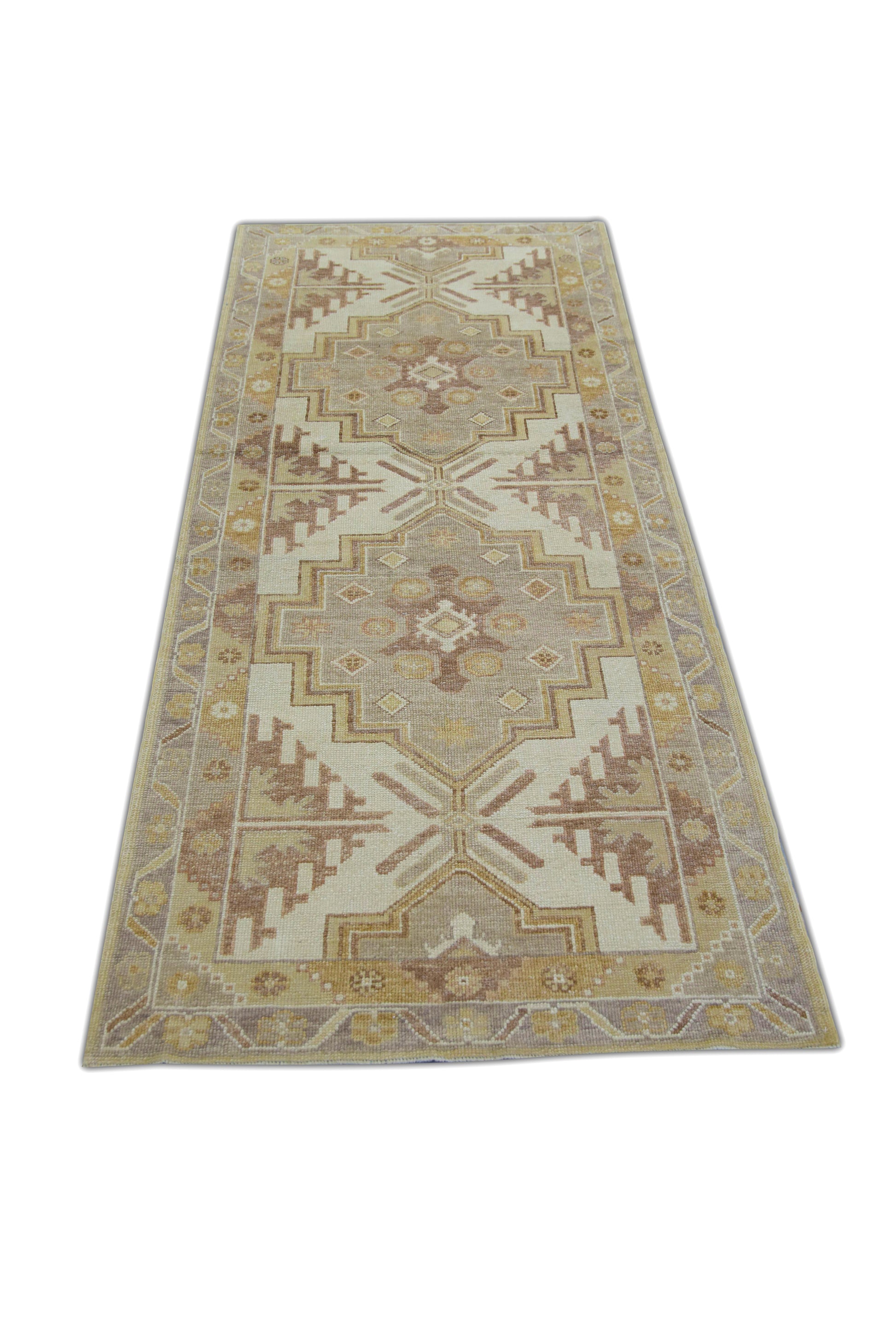 Turkish Oushak Rug 4'3" x 10'6" #5892