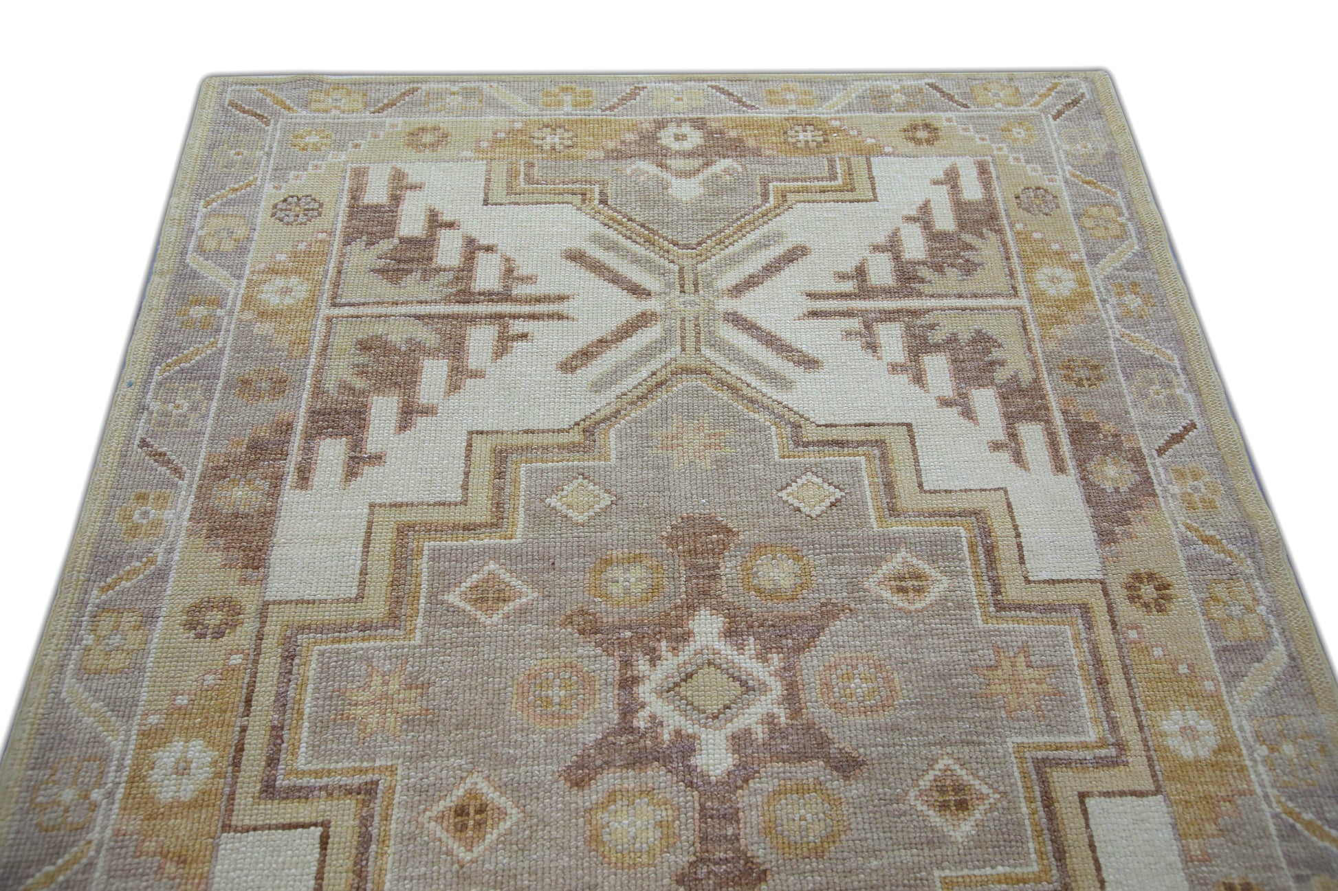 Turkish Oushak Rug 4'3" x 10'6" #5892