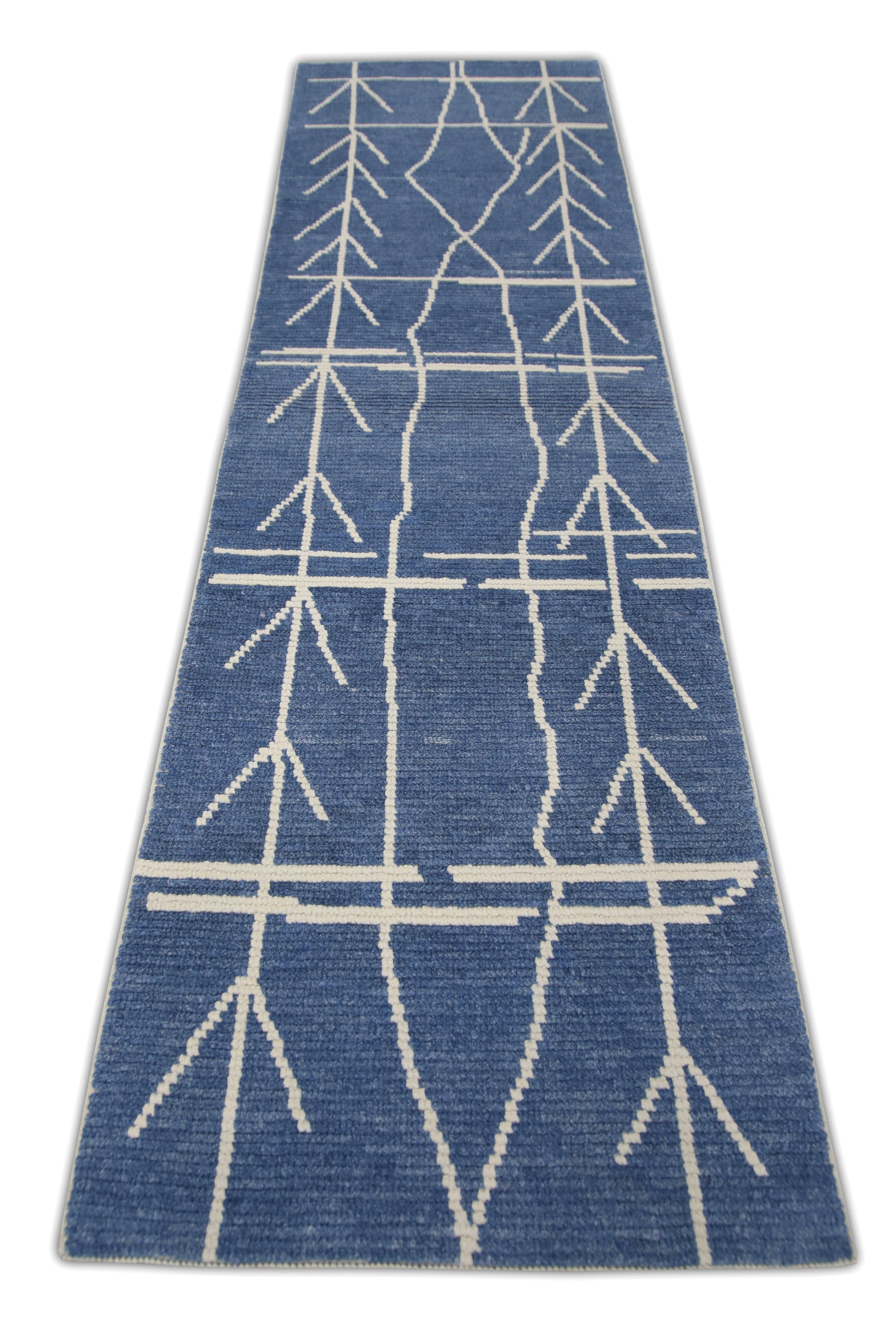 Turkish Tulu Rug Hand Knotted 2'10" x 10'1" #6915
