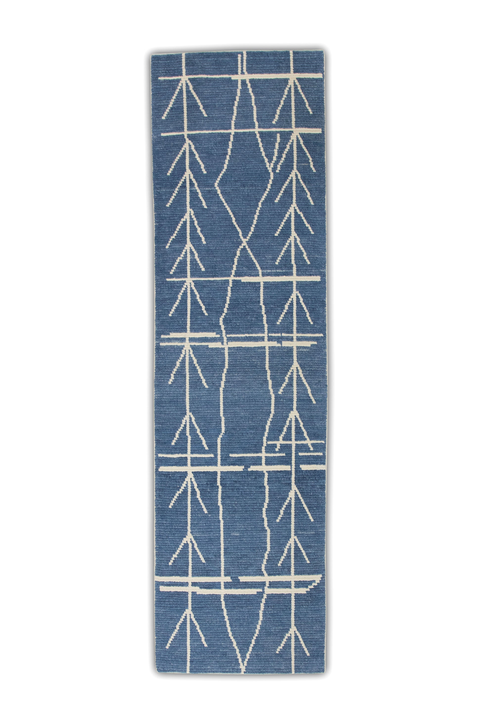 Turkish Tulu Rug Hand Knotted 2'10" x 10'1" #6915