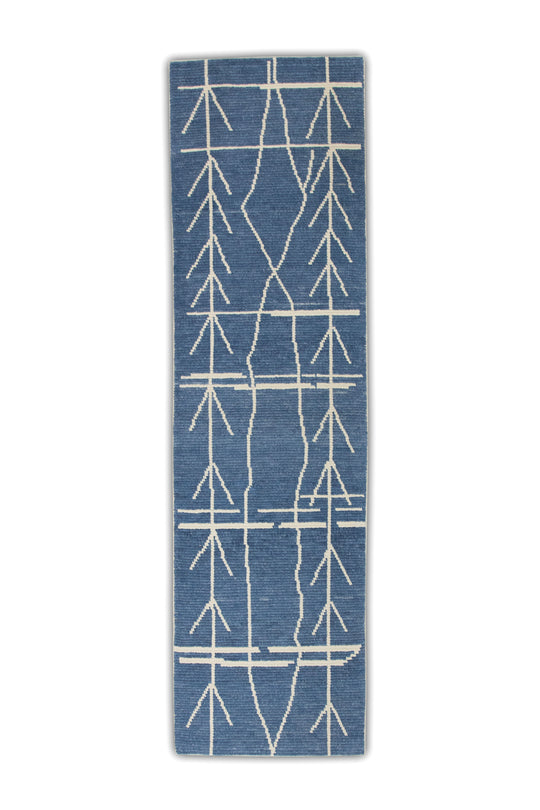 #6915 Hand Knotted Turkish Tulu Rug 2'10" x 10'1"