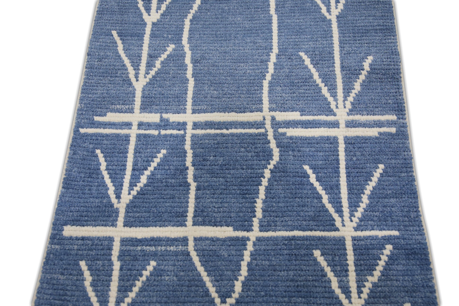 Turkish Tulu Rug Hand Knotted 2'10" x 10'1" #6915