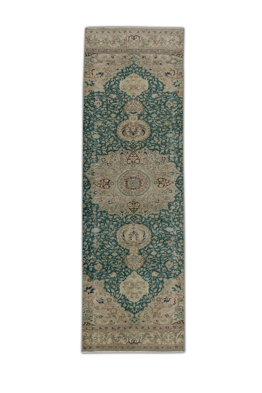 #230 Turkish Vintage Anatolian Rug  3' x 9'9"