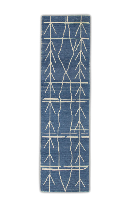 #6917 Hand Knotted Turkish Tulu Rug 2'10" x 10'2"