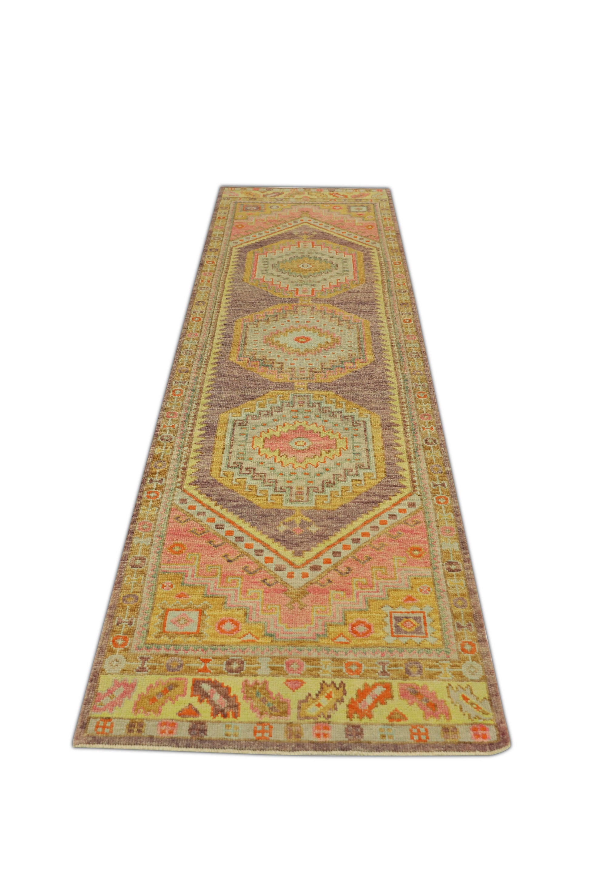 Turkish Oushak Rug 3' x 10'6" #885