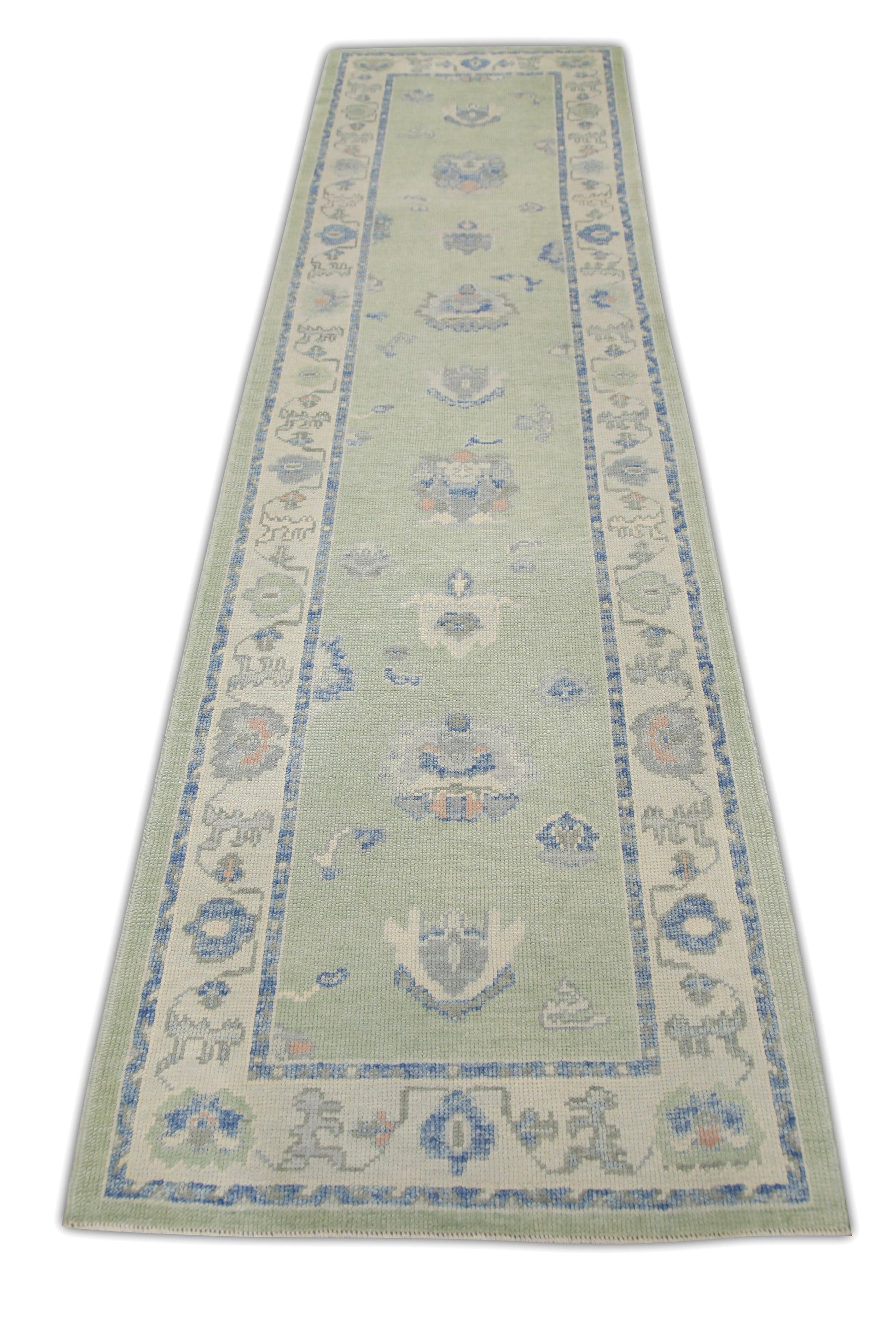 Turkish Oushak Rug 3' x 10'5" #7007