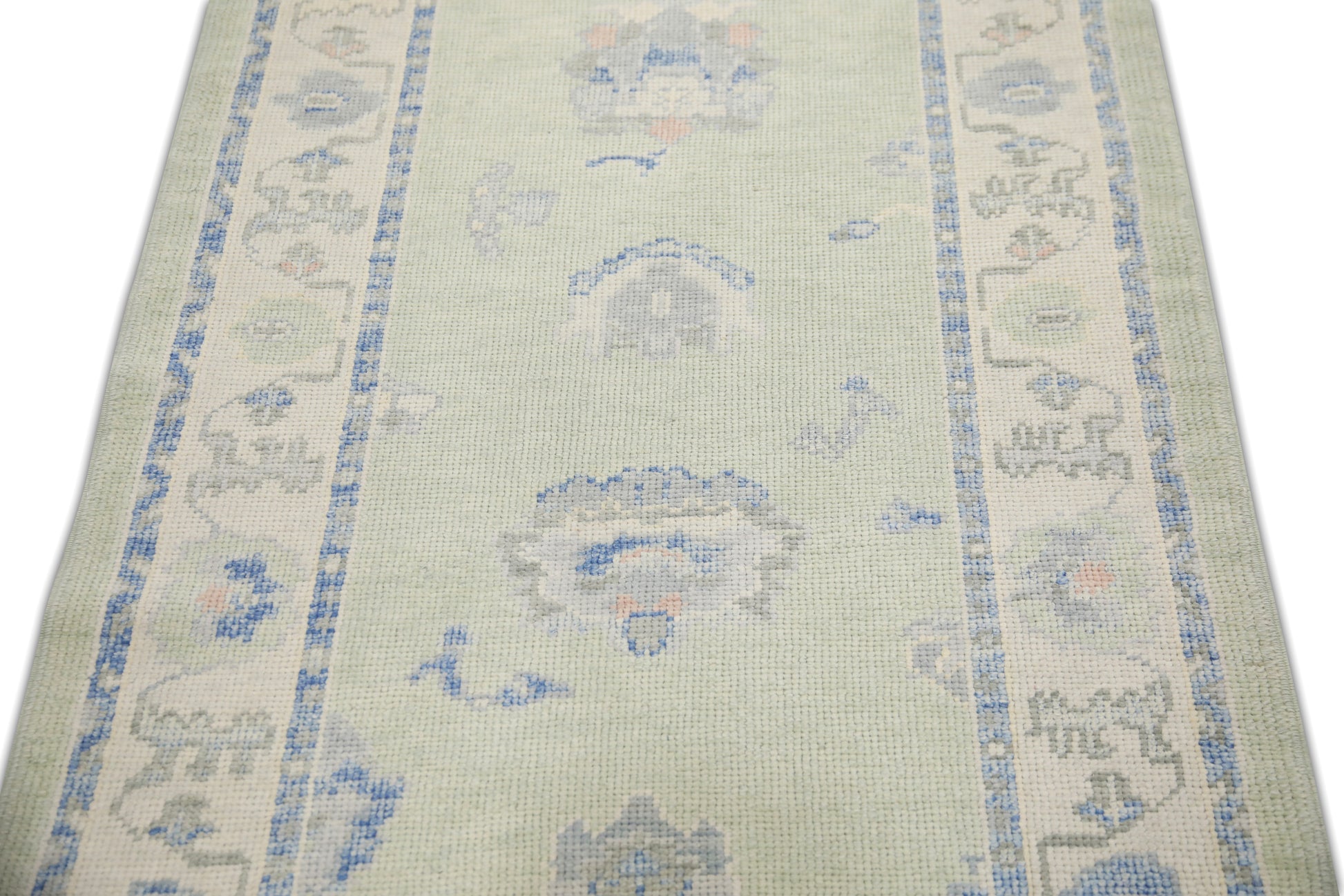 Turkish Oushak Rug 3' x 10'5" #7007