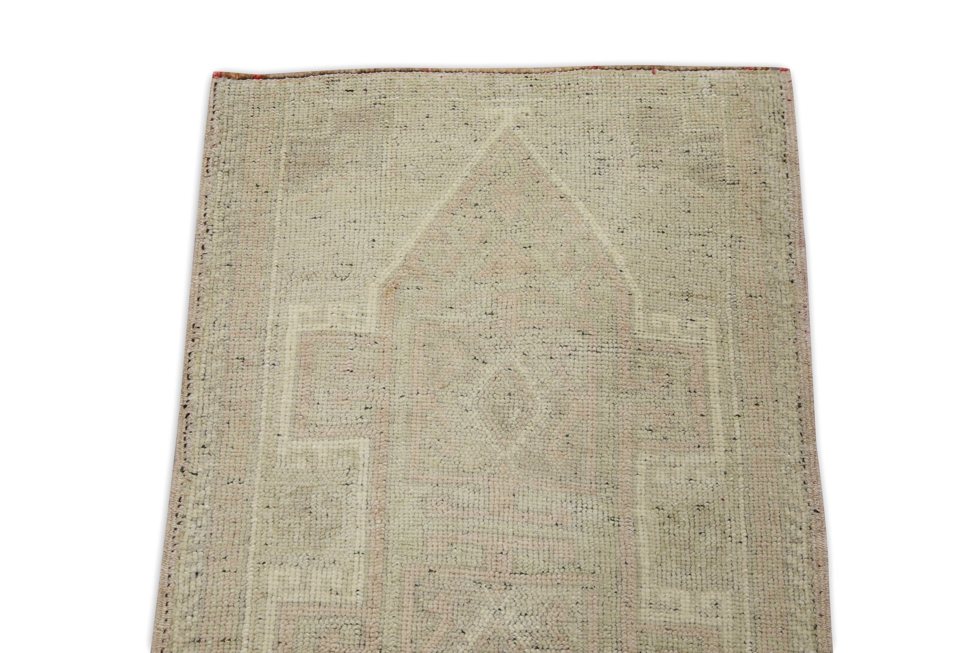 Oriental Hand Knotted Vintage Turkish Mini Rug 1'7" x 2'6" #8405