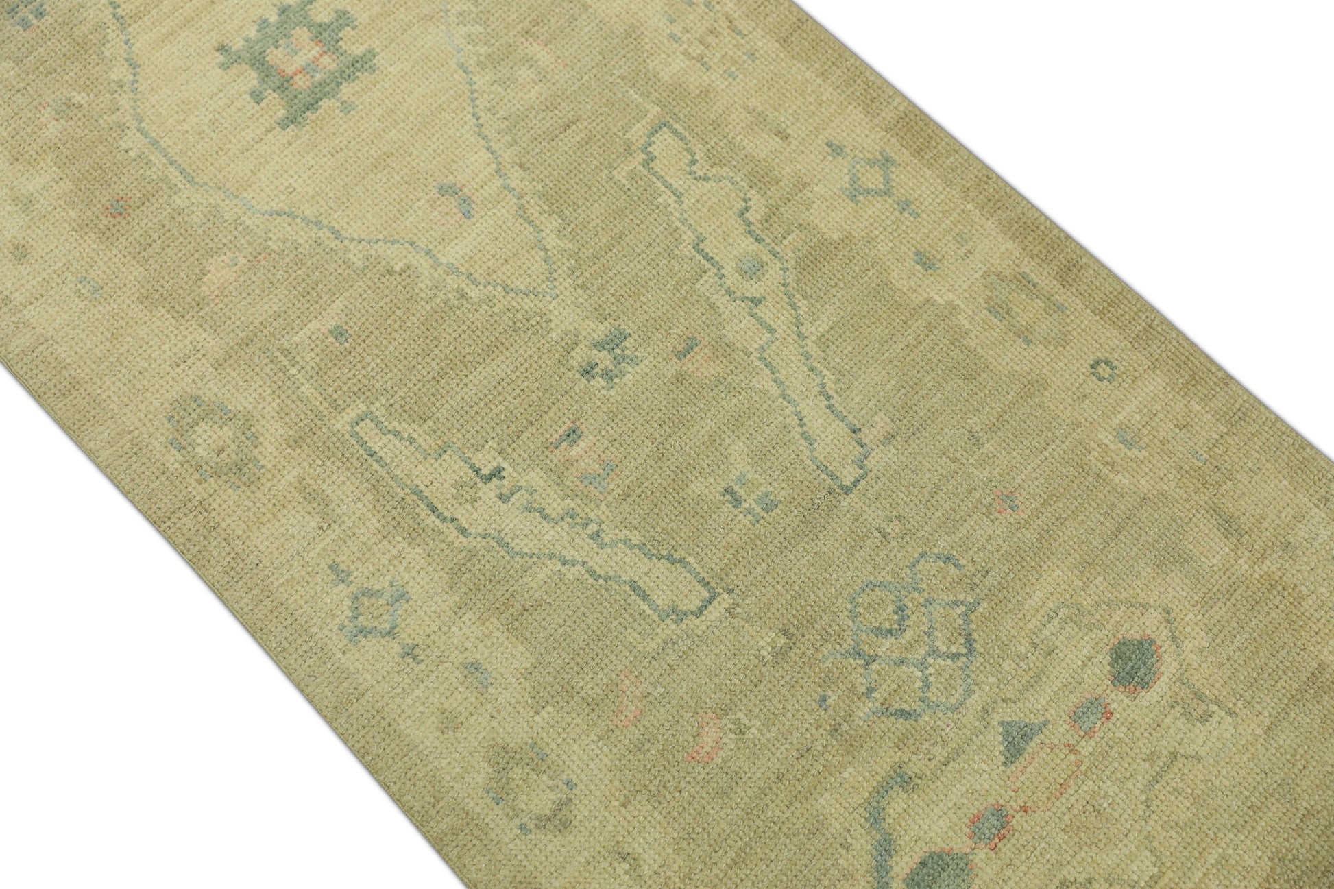 Turkish Oushak Rug 2'5" x 13'11" #614