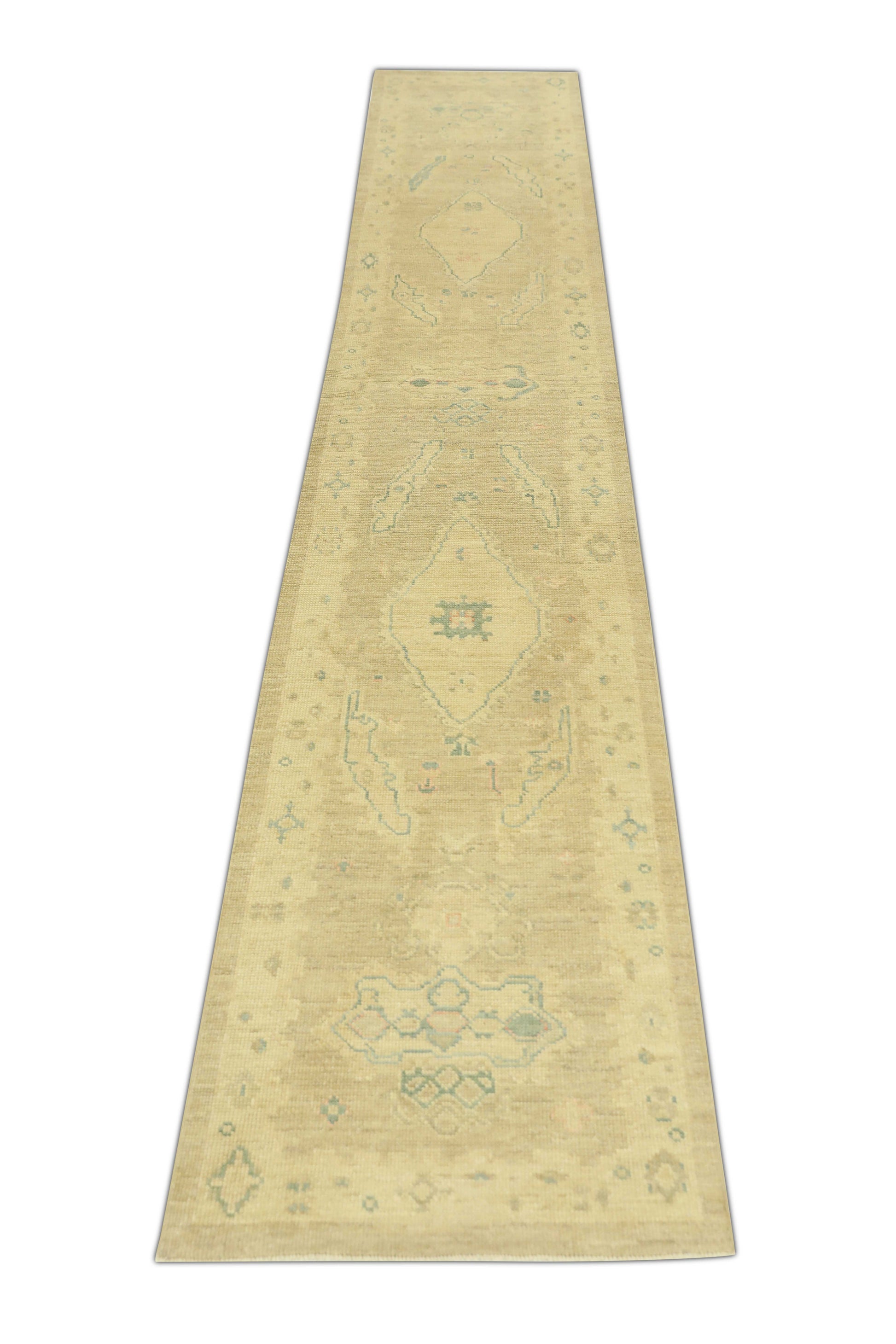 Turkish Oushak Rug 2'5" x 13'11" #614
