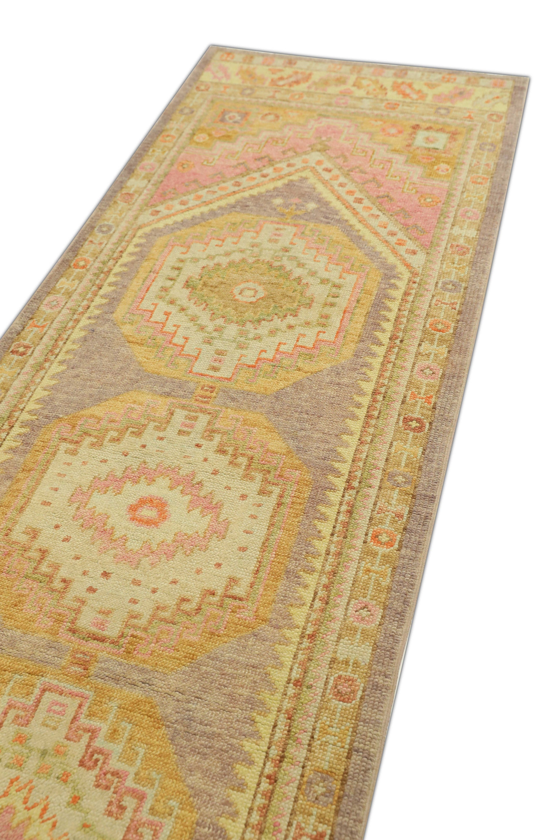 Turkish Oushak Rug 3' x 11'9" #882
