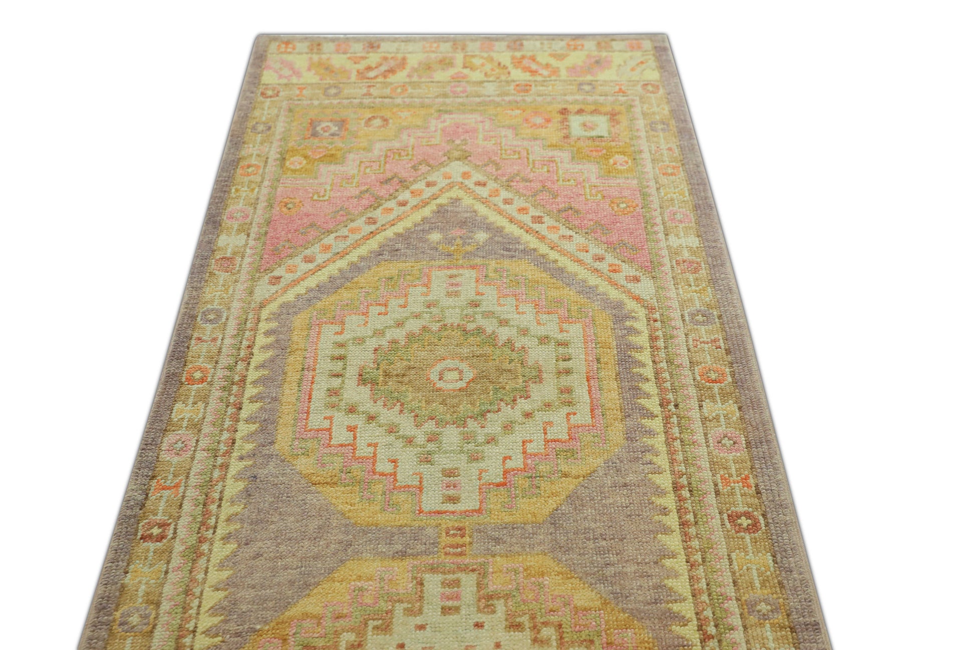 Turkish Oushak Rug 3' x 11'9" #882