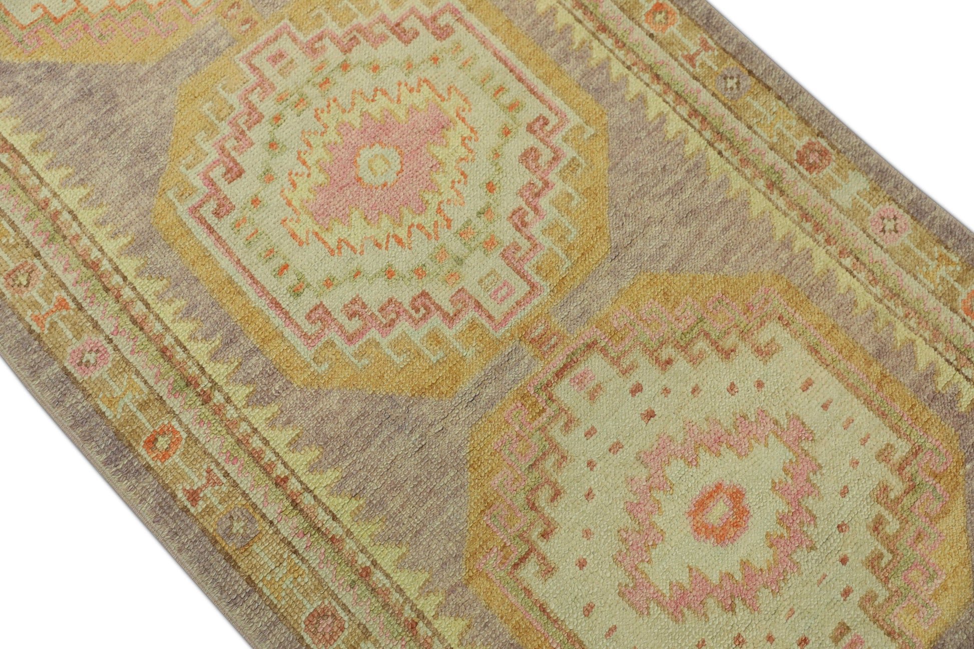 Turkish Oushak Rug 3' x 11'9" #882