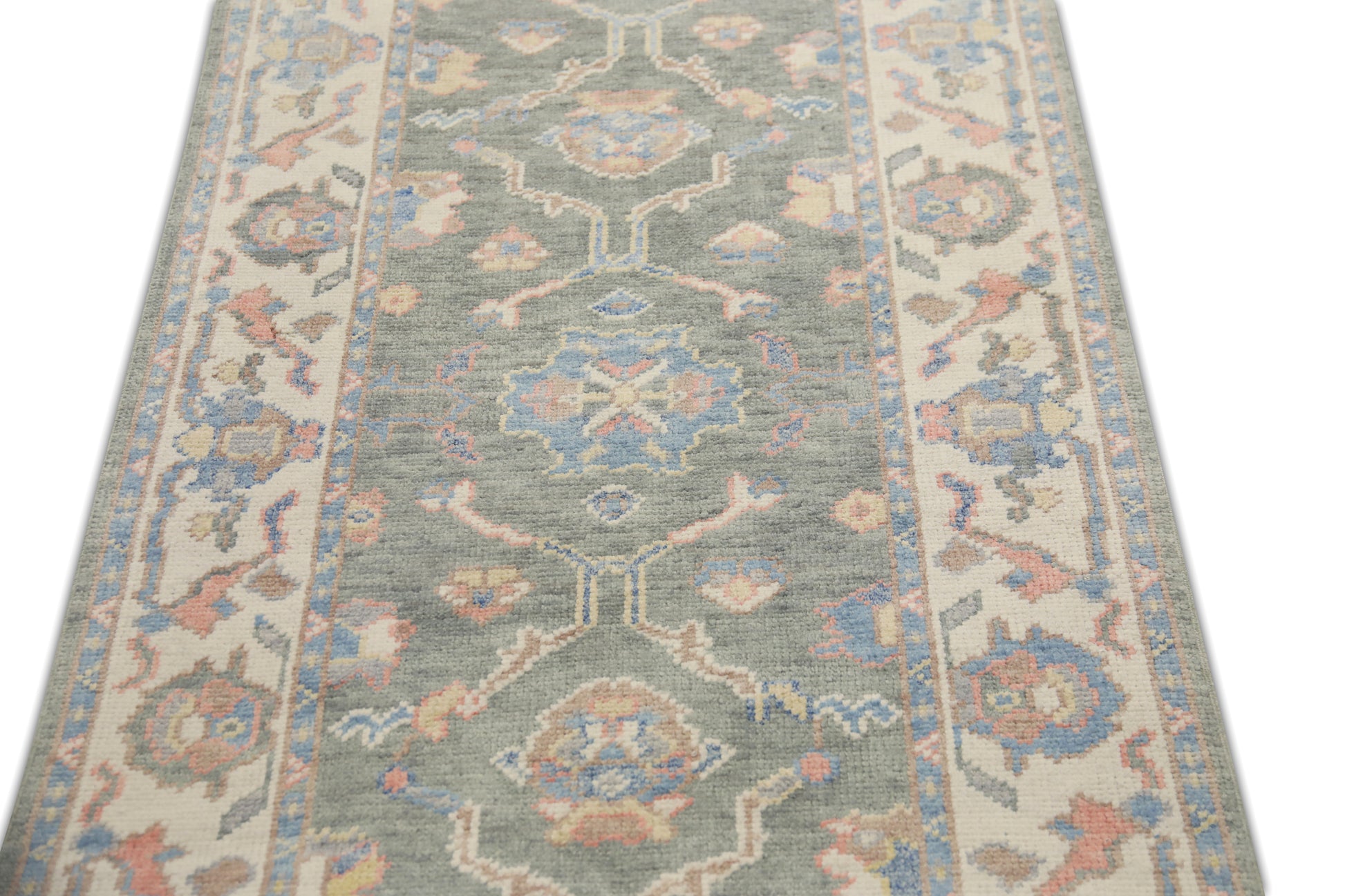 Turkish Oushak Rug 2'11" x 13'2" #2023