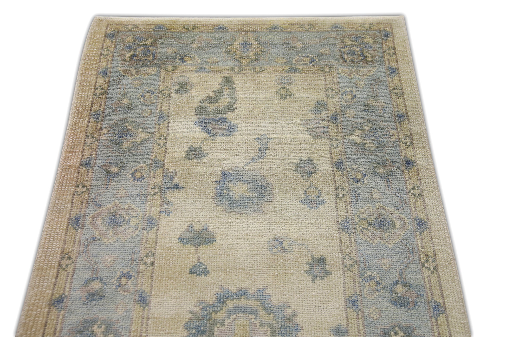 Turkish Oushak Rug 3' x 11' #5007