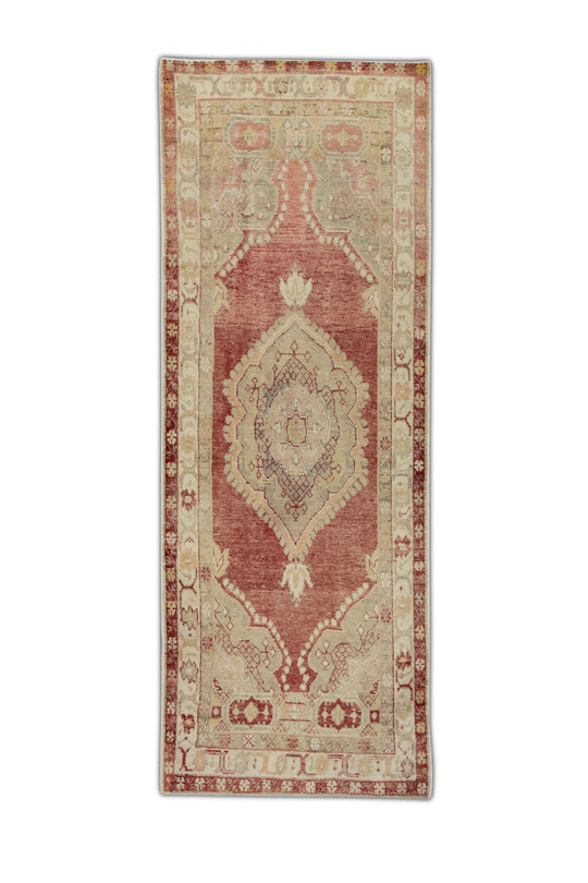 #301 Turkish Vintage Anatolian Rug  3'5" x 9'5"