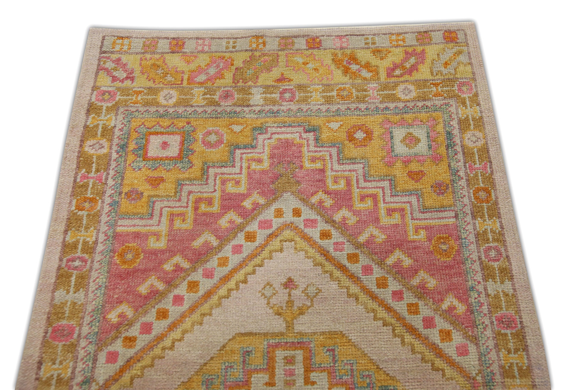 Turkish Oushak Rug 3' x 11'2" #735