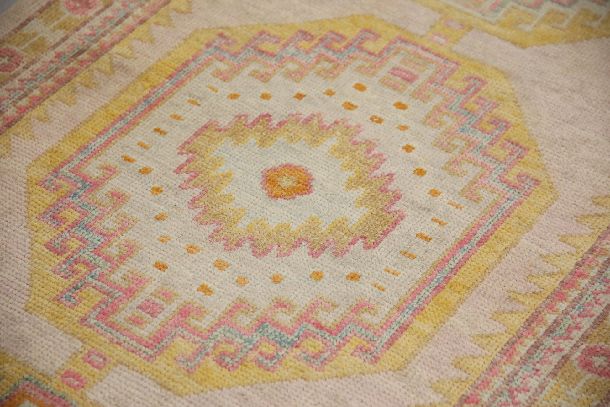 Turkish Oushak Rug 3' x 11'2" #735