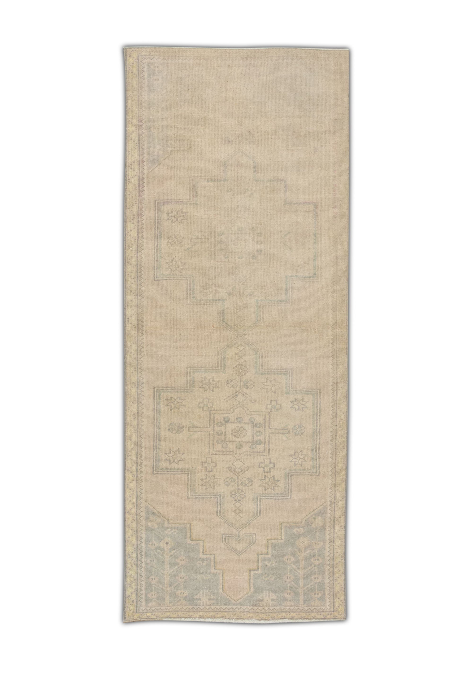 Turkish Vintage Anatolian Rug  2'8" x 7'7" #222