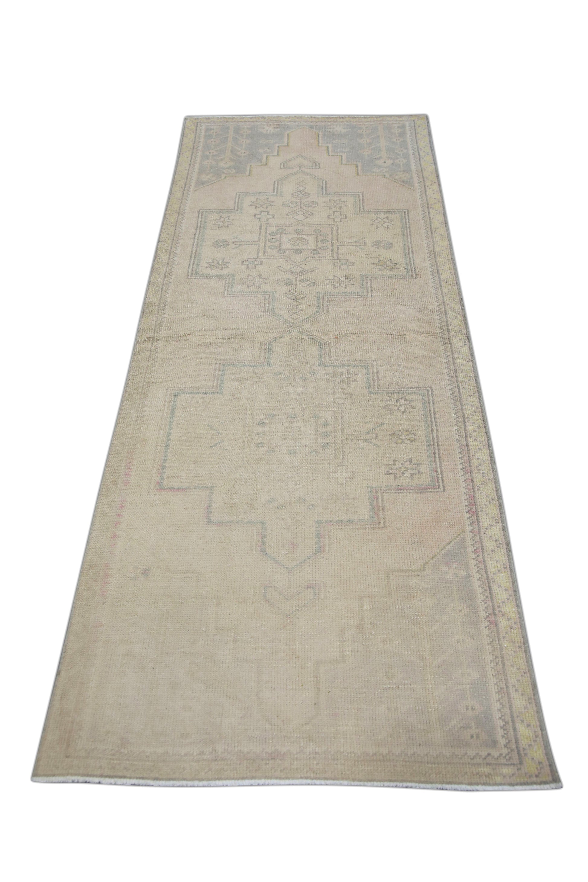 Turkish Vintage Anatolian Rug  2'8" x 7'7" #222