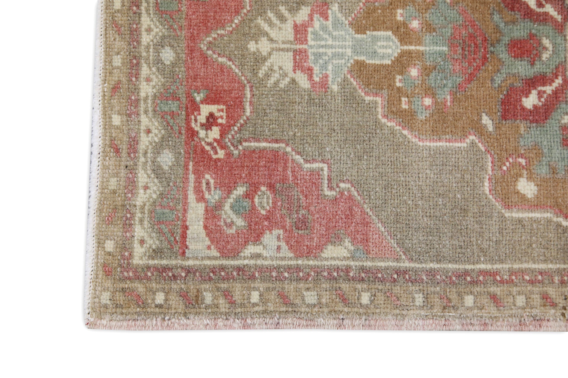 Oriental Hand Knotted Vintage Turkish Mini Rug 1'9" x 3'2" #8739