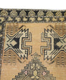 Oriental Hand Knotted Vintage Turkish Mini Rug 1'9" x 3'6" #8584
