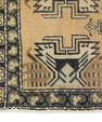 Oriental Hand Knotted Vintage Turkish Mini Rug 1'9" x 3'6" #8584