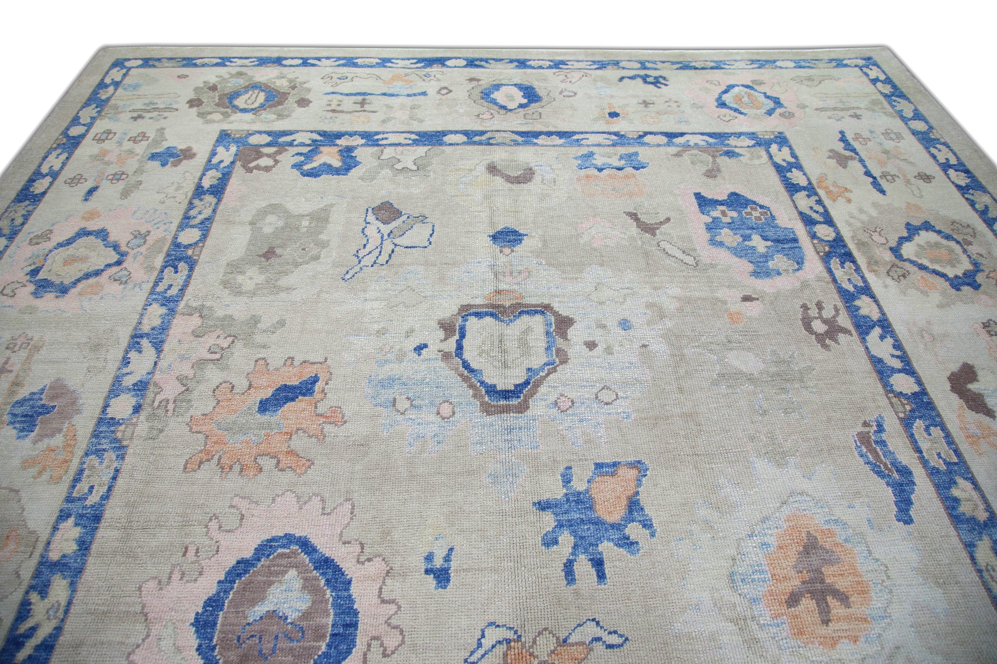 Turkish Oushak Rug 10'4" x 13'9" #5596