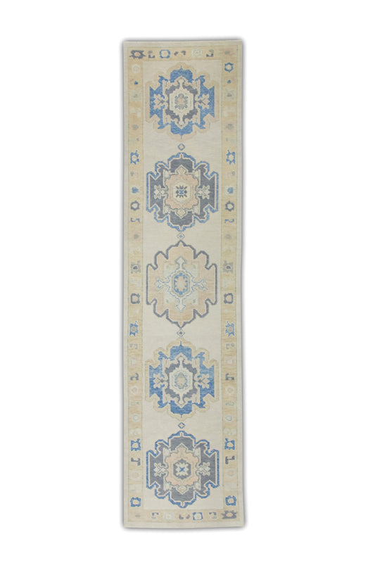 #7167 Turkish Oushak 2'9" x 10'11"