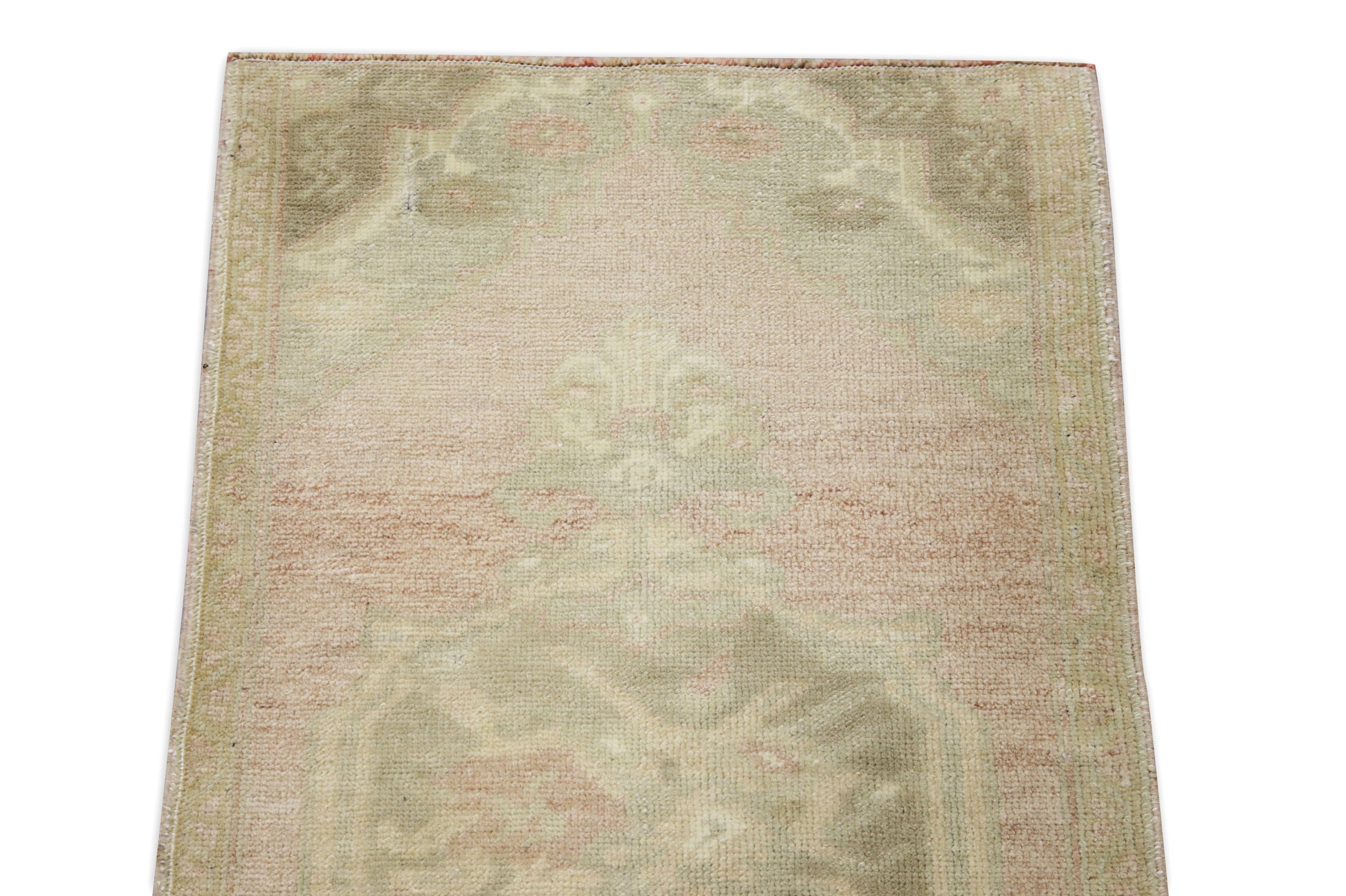 Oriental Hand Knotted Vintage Turkish Mini Rug 1'8" x 3' #8517