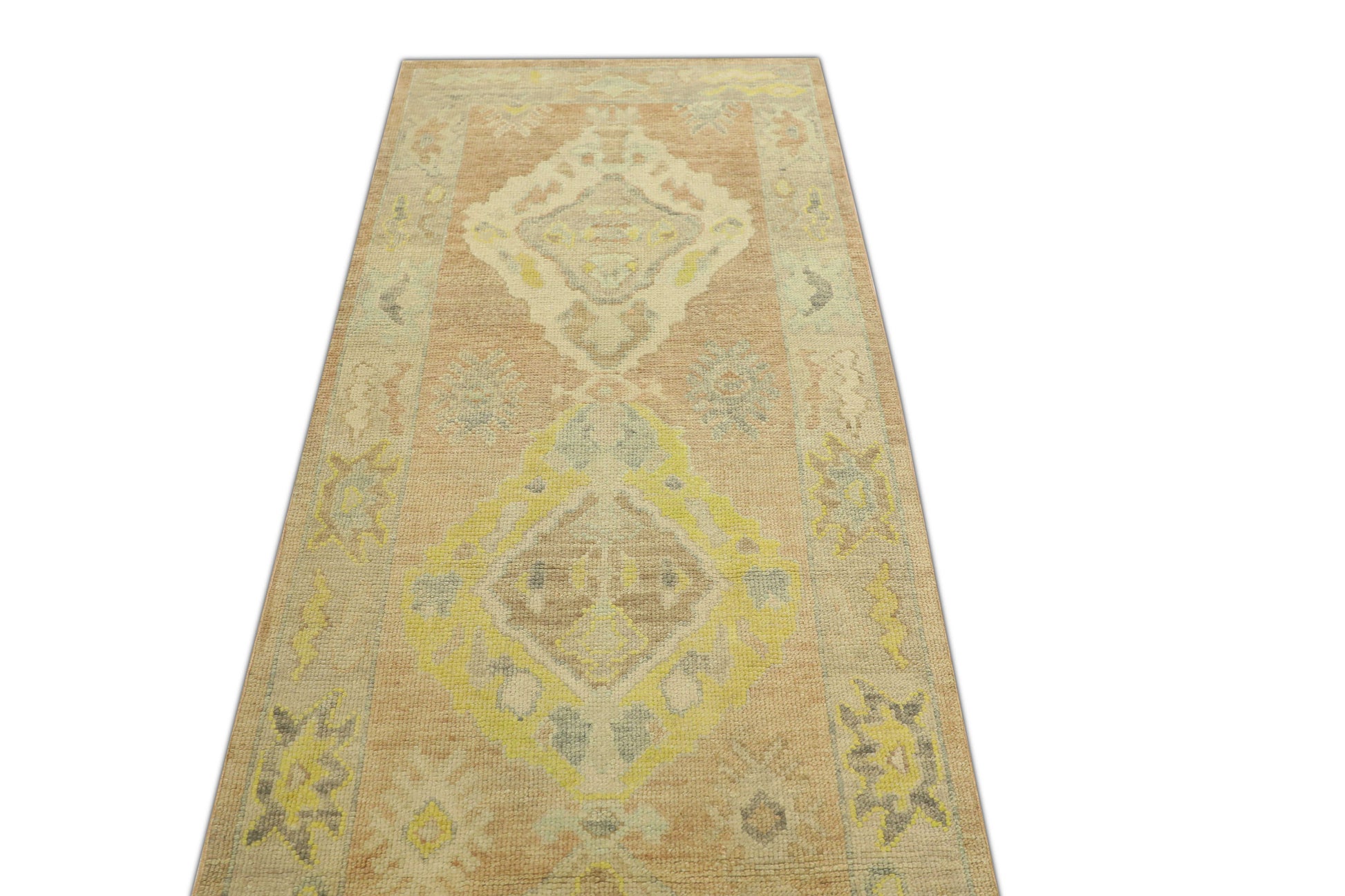 Turkish Oushak Rug 3' x 10'5" #1247