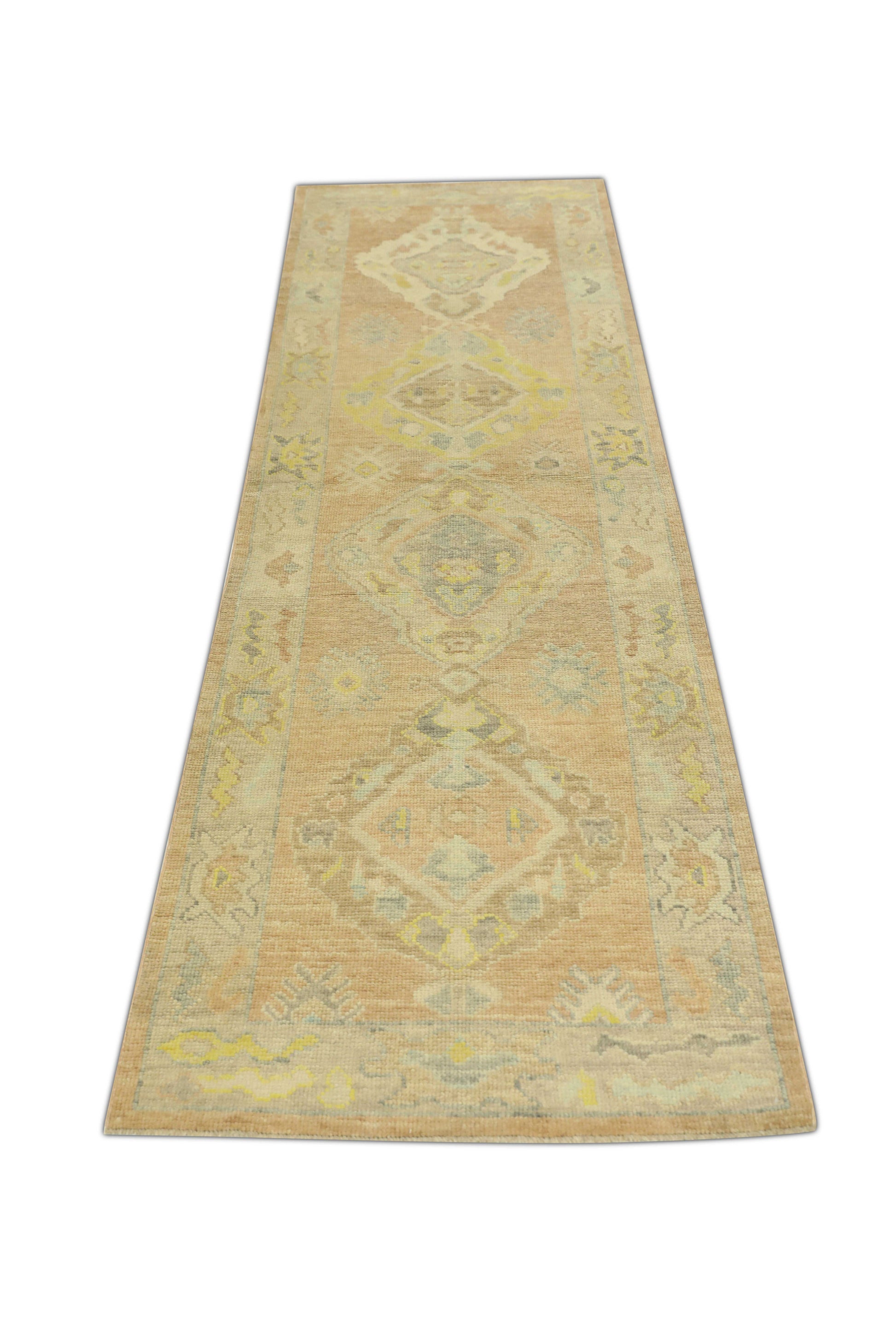 Turkish Oushak Rug 3' x 10'5" #1247